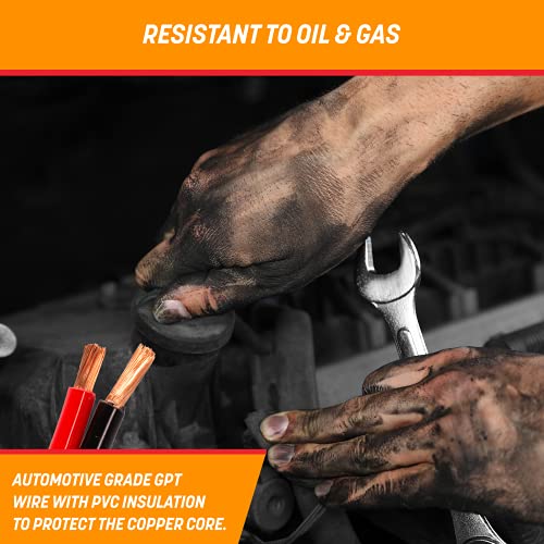 Gs Power 12 Gauge Wire (12 Awg) - 100 Foot, Pure Copper, Stranded Electrical Wiring For Speaker, Automotive, Trailer, Stereo And Home Theater Applications - Red/Black #TOP6