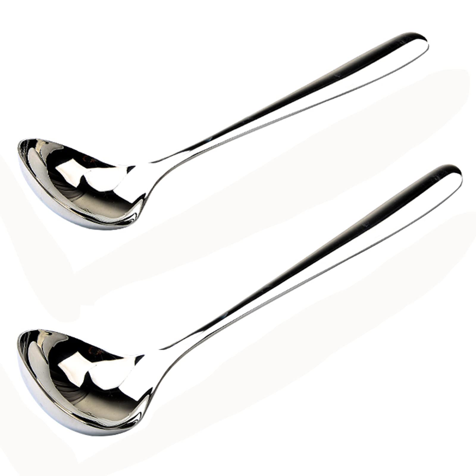 Long Handle Stainless Steel Soup Spoons,Kitchen Spoon With Mirror Polished Finish,Tablespoons Serving Spoon,for Cooking,Making Soup,Stirring,Serving Soups