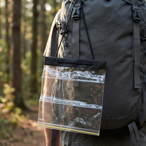 Luxshiny 2pcs Bolsa seca impermeable para mapas - 12x11" para kayak y navegación miniatura 4