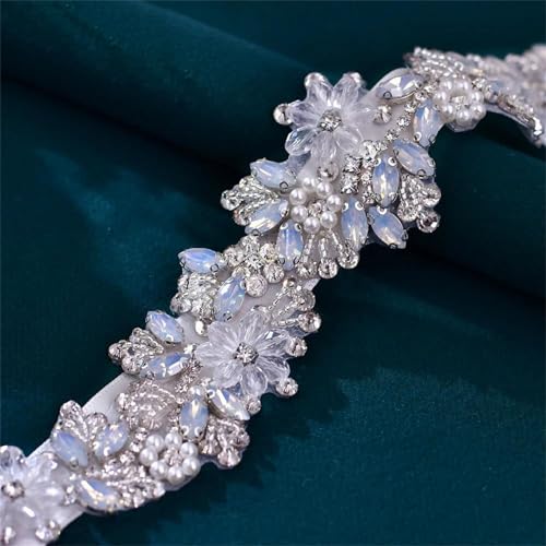 Women's Wedding Bridal Belt Ladies Bride Evening Party Dresses Rhinestones Belt4