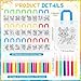 Pasimy 24 Pieces Mandala Animals Coloring Goodies Bags with 144 Makers Recycle Coloring Gifts Bags Color Your Own Totes for Kids DIY Painting Art Crafts Birthday Party Favors