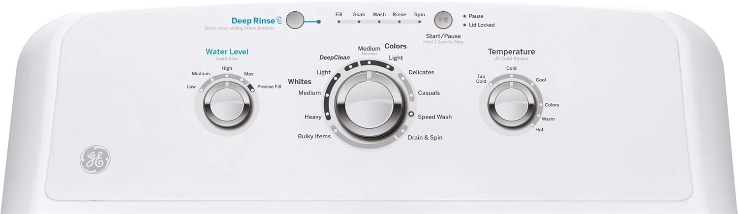 GE APPLIANCES GTW335ASNWW, White