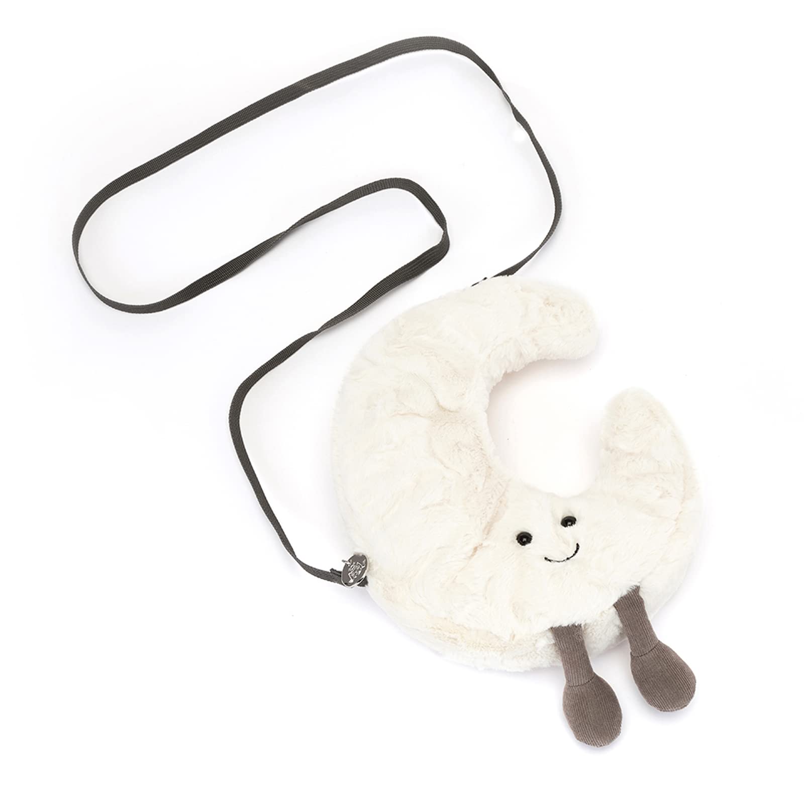 Jellycat Amuseable Moon Bag - L: 6 cm x l: 19 cm x h: 27 cm, Moon Grey, 9.84 x 7.48 x 2.36 inches - Image 2