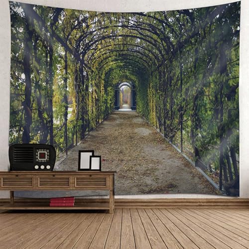 Tenture murale paysage 210x140CM pour illuminer une pièce sombre et sans fenêtre