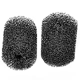 UNEAK 2-Pack Small Premium Pre Filter Sponge Aquarium Intake High-Porosity Foam Roll Fish Tank Shrimp Beta Baby Fish Replacement Foam Cover Filtration Freshwater Saltwater 5-20 Gallons Easy to Clean