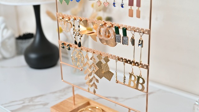 Présentoir à Bijoux En Forme De T Pour Colliers, Boucles D'oreilles