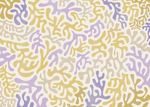 Komar Vlies Fototapete - Sage Flip - Größe 350 x 250 cm - Tapete, Wanddekoration, Wohnzimmer, Schlafzimmer, Büro