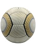 2010 South Africa World Cup Soccer Ball – Golden Jo’bulani Replica | Collectible Hand-Stitched Final Match Football | Size 5 White & Gold Limited Edition Gift for Soccer Fans