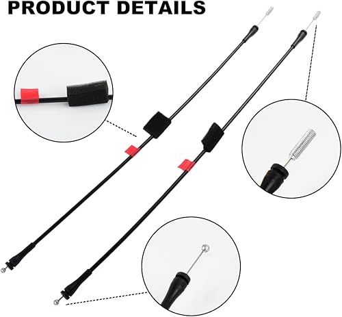 Miniatura 4 de Cables de pestillo inferior de la puerta lateral derecha trasera izquierda para 1997-2003 F150 2004 F150 Heritage 1997-1999 F250 Reemplaza#