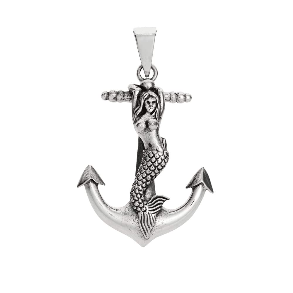 Collier Médaillon Marin en Argent 925 au Design Ciselé Premium - 4