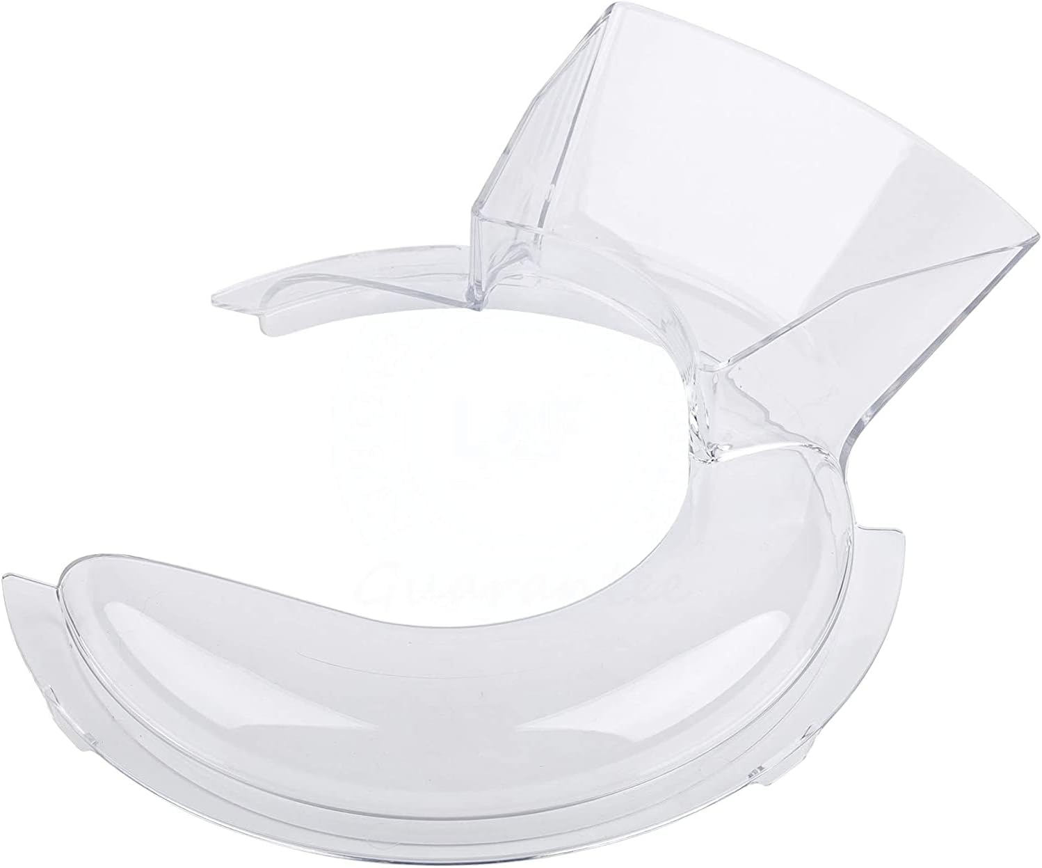 Pouring Shield with Flex Beater for 4.5-5 Quart Tilt-Head Stand Mixer, Clear, Splatter Guard with Pour Spout (4.5-5QT Without buckle)