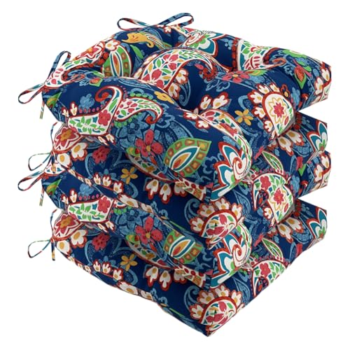 Coussins de chaise imperméables lot de 4 pour éliminer l'inconfort des sièges de jardin durs