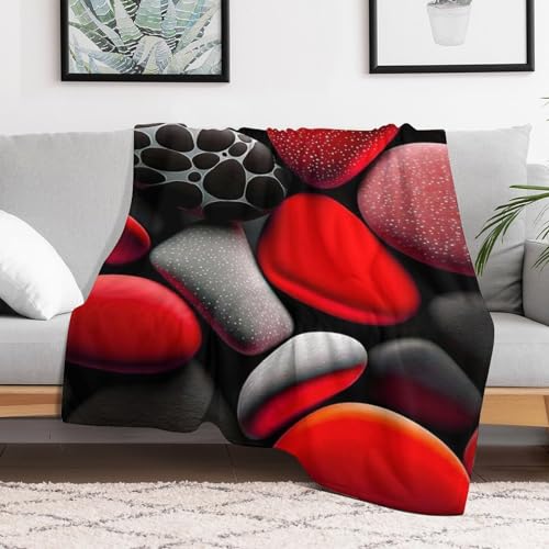 Manta de franela gris de piedra de 100x130 cm para sofa y cama 3