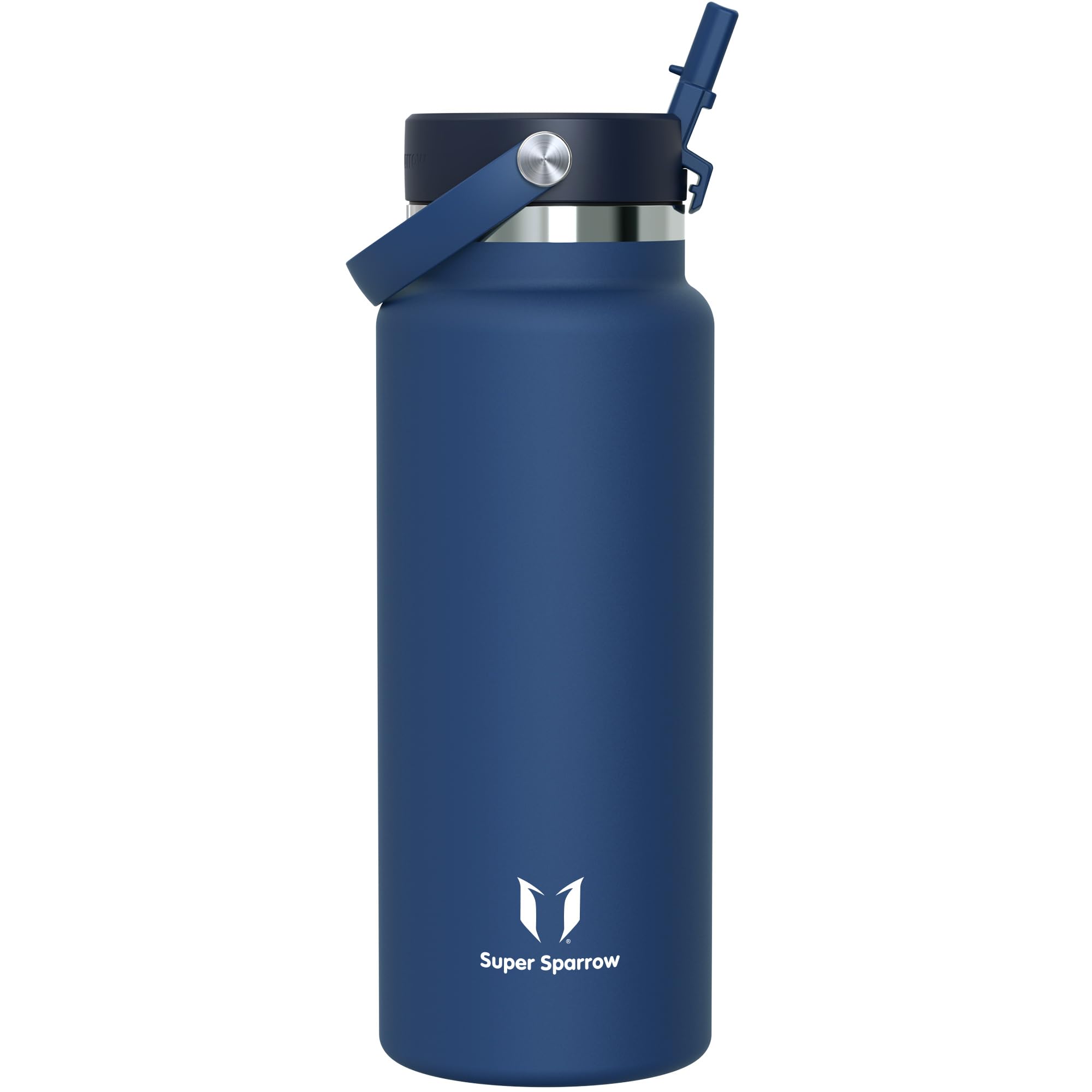 Sparrow SwivelSip Botella Termica - Botella Agua Acero Inoxidable Boca Ancha con Pajita - 750ml - Sin BPA y Antifugas - para Deporte, Gimnasio, Oficina, Yoga, Ciclismo — view 84