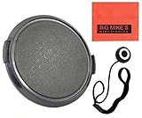 37mm Universal Snap-On Lens Cap for Olympus 14-42mm f/3.5-5.6 M. Zuiko Digital ED Zoom Lens + Cap Keeper + Microfiber Cleaning Cloth