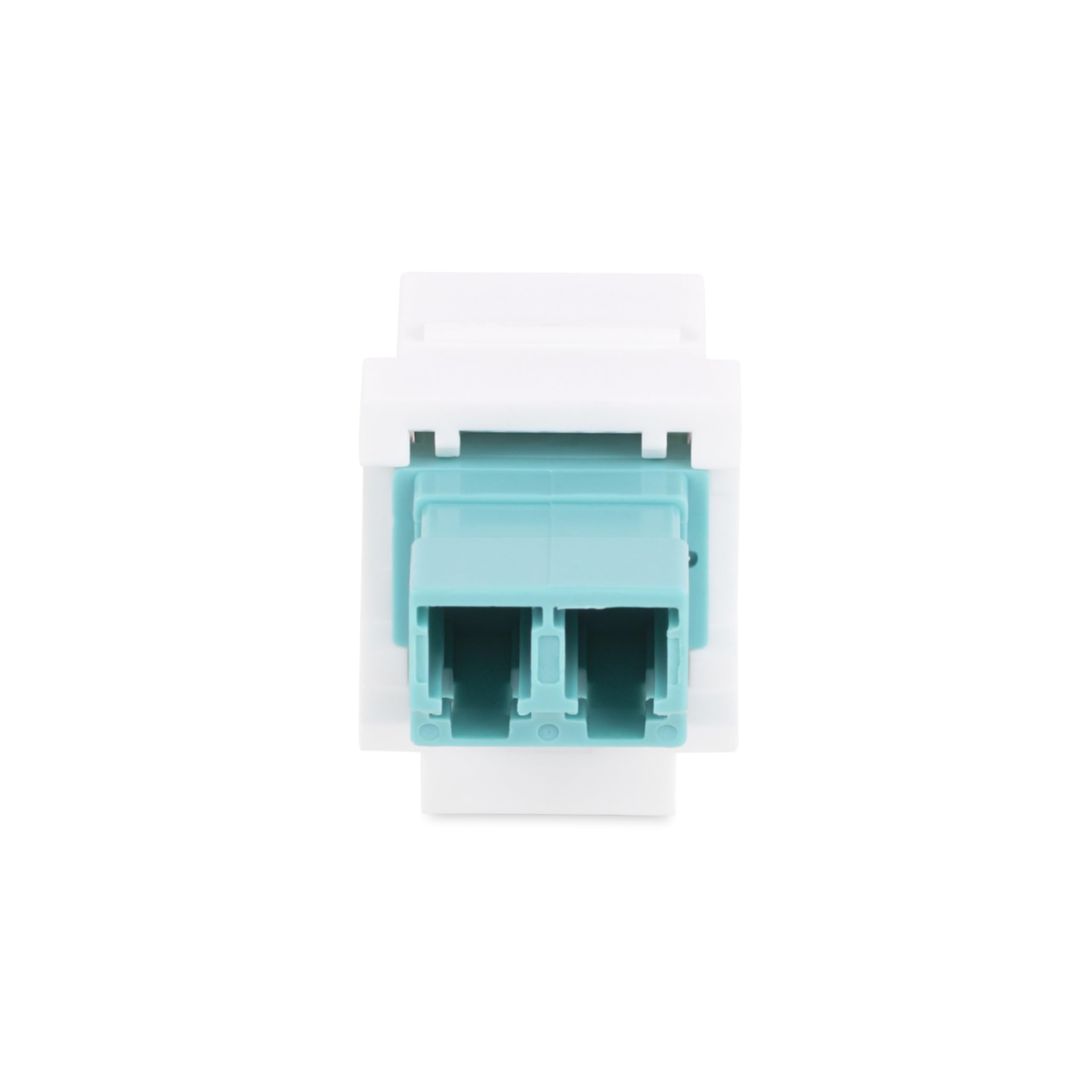 DIGITUS modulo Keystone per Fibra Ottica - LC/LC Duplex - Fibra di Vetro monomodale - OS2 - Manicotto in Ceramica - per Pannelli Patch o scatole di Giunzione - Blu/Bianco