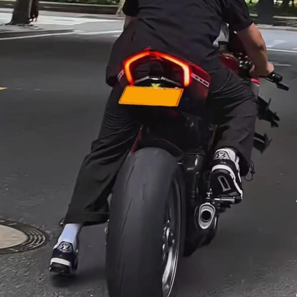 Dla Ducati Panigale V4 V4S Streetfighte V4 V2 Zintegrowane Światła Kierunkowskazów Uchwyt Tablicy Rejestracyjnej Uchwyt Tablicy Rejestracyjnej Motocykla
