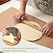 Silicone Baking Mat Roll 16IN*5FT Free Cutting, Non-Slip Pastry Mat, Non-Stick Reusable Air Fryer Liner, Oven Liners, Counter Mat, Freeze Dryer Mat, Easily Cut to Size Fit All Ovens Pans Tins Dishes