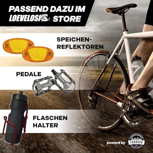 LOEVELOSI V-Brake Bremsbeläge Fahrrad 2 Paar Bremsklötze Fahrrad Bremsbacken 60 mm für V-Bremse Fahrradbremsen 4 Stück Fahrrad-Bremsbeläge… – Ansicht 7