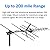 Five Star TV Antenna Indoor/Outdoor Yagi Satellite HD Antenna with up to 200 Mile Range - Attic or Roof Mount TV Antenna, Digital OTA Radio/FM Antenna for 4K 1080P with Mounting Pole