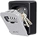 Caja de Seguridad para Llaves,IMURZ Caja Fuerte Llaves Exterior Contraseña de 4 dígitos,Caja para Llaves Adecuado para el hogar, el Garaje, la Escuela, la Oficina, Airbnb