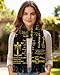 Bozidol Prayer Shawls and Wraps for Women, Black Gold Inspirational Scripture Bible Verse Prayer Scarf, Christian Gifts for Men Women Church Birthday Christmas Mother's Day