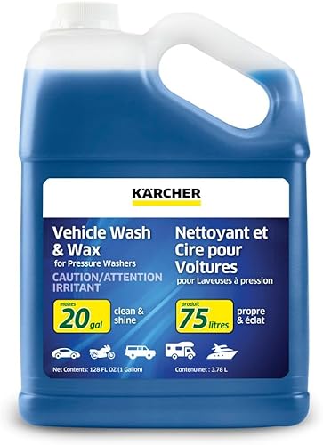 Champú y cera para automóvil, ideal para hidrolavadoras Karcher 9.558 146.0, Lavar vehículo