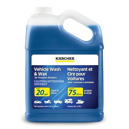 Karcher Car Wash & Wax Soap for Pressure Washers, 1 Gallon