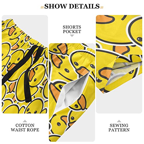 Ollabaky Pajama Shorts for Men Pjs Bottoms Sleep Shorts Lounge Wear Pajama Pants with Pocket4