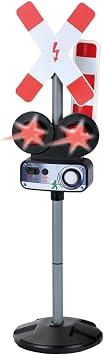 Klein Theo Train Crossing Traffic Light Cycle - Electronic Function, Motion Sensor, Light & Sound, 31.5 x 18, Ages 3+
