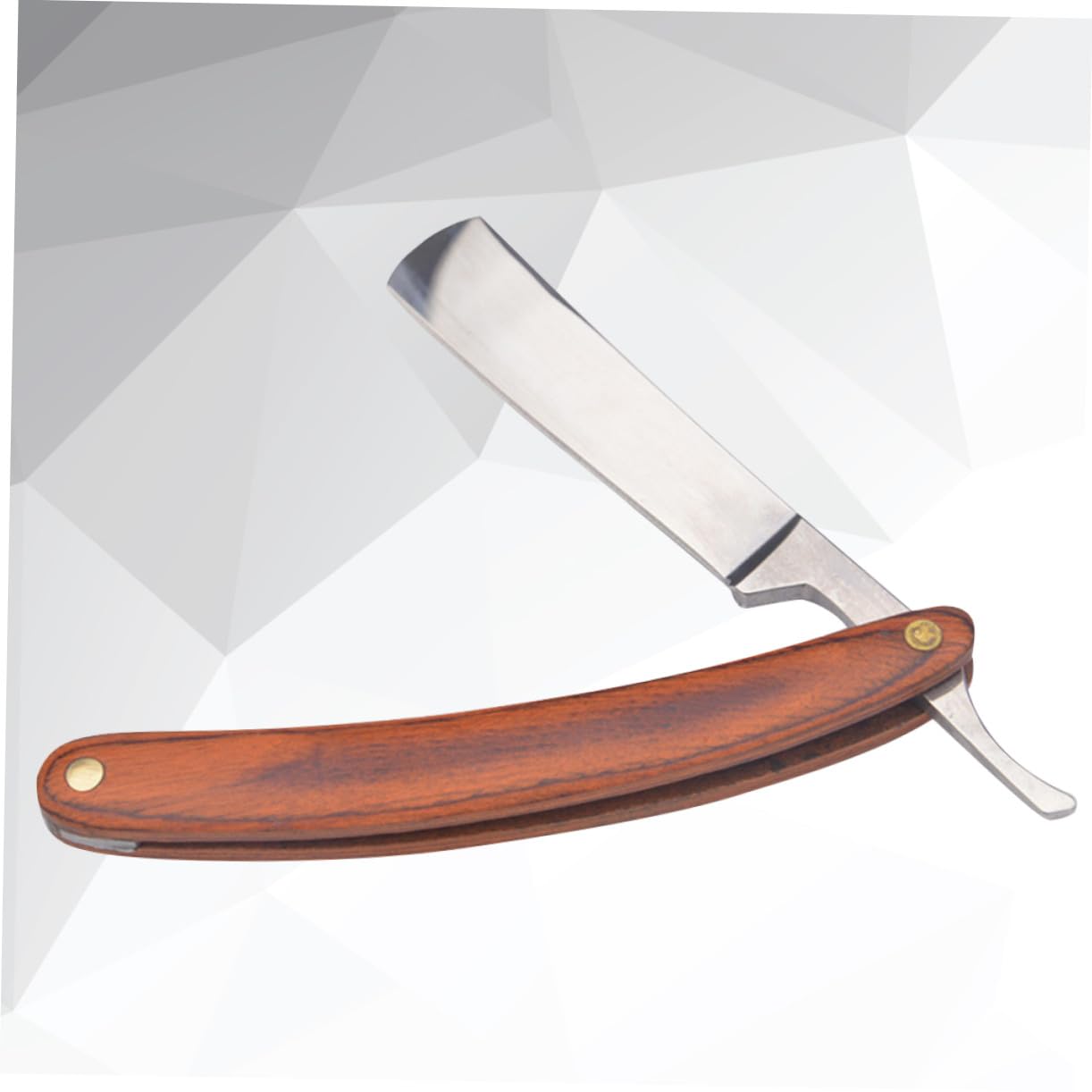 COLLBATH Maquinilla de Afeitar Manual Mango de Madera y Acero Inoxidable Vintage Diseño Antiguo Peso Equilibrado para Afeitado Cómodo y Preciso en Hombres