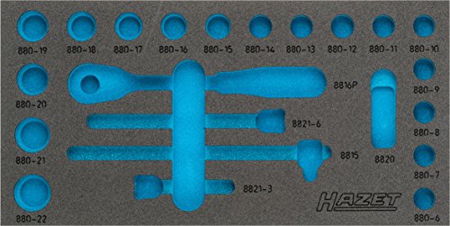 HAZET 163-353L 2-Component Soft Foam Insert - Multi-Colour