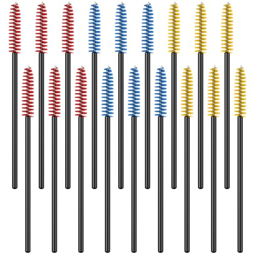 Pawfly 18 Pcs Hummingbird Feeder Cleaning Brushes, Mini Nylon Hummingbird Feeder Brushes for Cleaning, Tiny Brushes for Cleaning Small Parts, Small Cleaner Brushes, Hummingbird Feeder Parts, 3 Colors