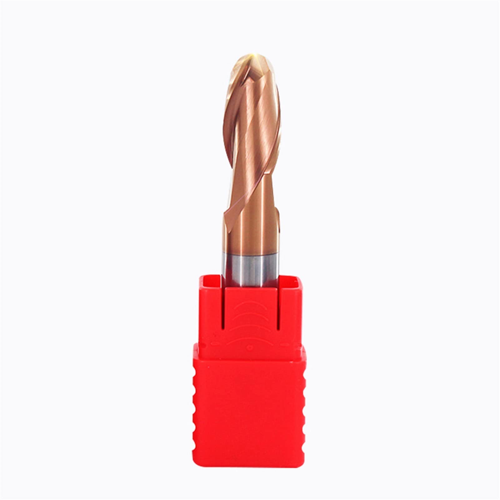 TTT Espiga 2 Flautas HRC55 BOLNOSOS Molino de Extremo Herramienta de tungsteno Herramienta de Corte de carburo CNC Cortador de fresado Router bit