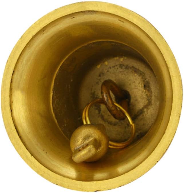 EXCEART Vintage Copper Bell Pendant for Crafts and Door Decor Hanging Bell Accessories for and Office Decoration Unique Artistry and Design and