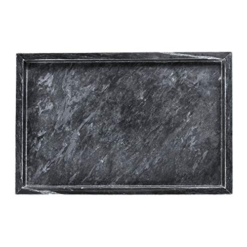 Buying Guide Moreast Genuine Black Marble Tray, Natural Stone Round