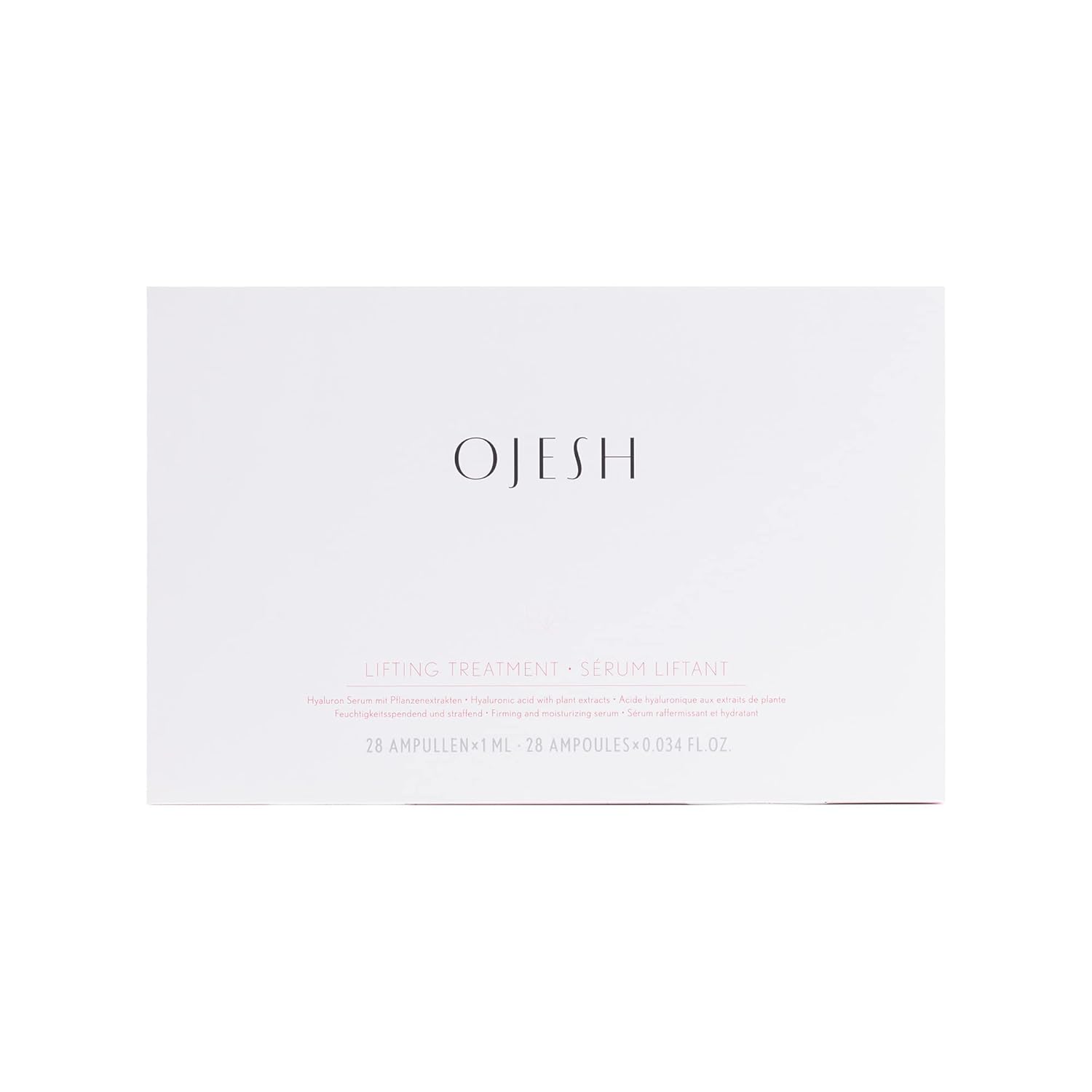 OJESH Classic Hyaluronic Acid Lifting Treatment Serum 0.6,Moisturizers, Anti Aging, Firming And Lifting, Brightens Skin Tone, Reduces Fine Lines, Deeply Nourishing, All Type Skin,28 Ampoules×1ML