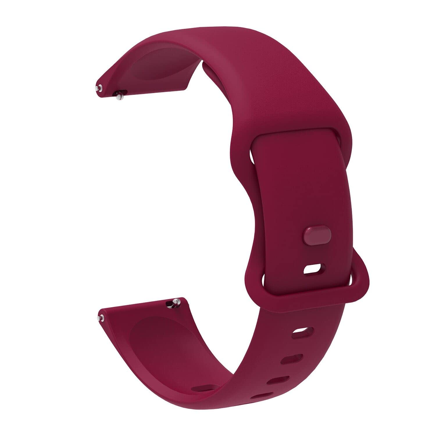 STRAPY 22mm Soft Silicone Nato Strap Replacement Belt Band For Dizo Watch R Talk Smart Watch Straps [ Not for any Other Model] (WINRED) (B0C2TX8TQG) Amazon Price History, Amazon Price Tracker