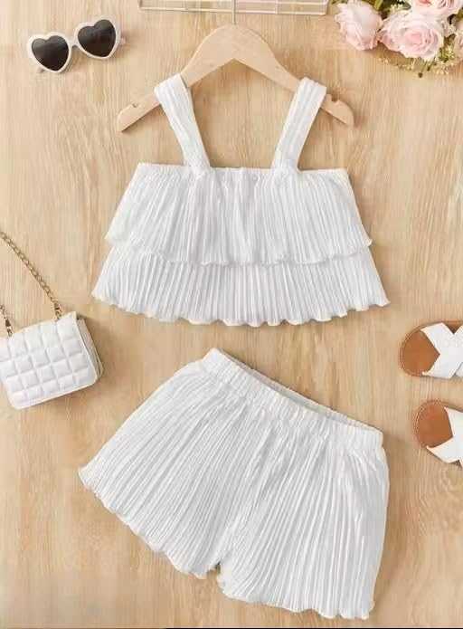 Image of SUMMER AND ALL SEASONS DRESSES COTTON BLEND | |||E,Girl White Dress