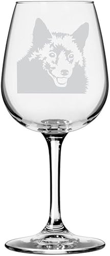 Miniatura 9 de Copa de vino de 12.75 onzas con diseño de perro grabado , G, Golden retriever