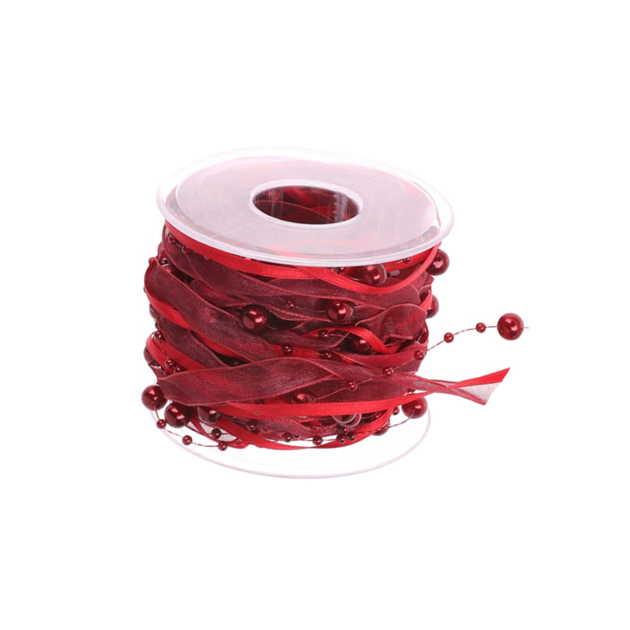 Tofficu 3 Rollen Band Für Blumensträuße Dekoratives Perlenband Für Partys Piyester-gurtbänder Für Hochzeitsdekor Blumenstraußbänder in Individueller Länge Elegantes Hochzeitsband