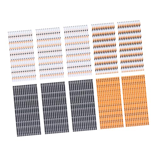 Set de 250 pitillos de papel para fiesta Halloween miniatura 1
