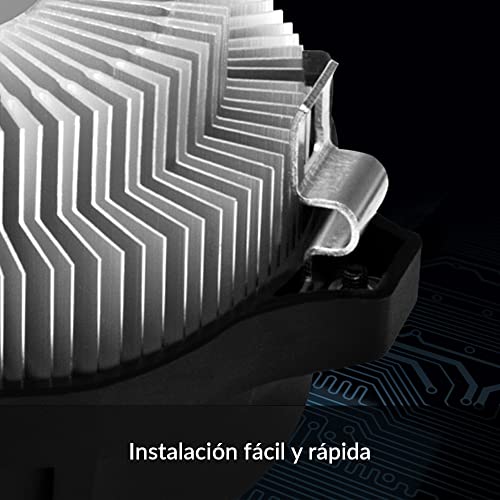 ARCTIC Alpine 23 - Ventilador CPU, Disipador de CPU, CPU Cooler, Refrigerador compacto de CPU AMD para AM5 y AM4, Pasta térmica MX-4 preaplicada, Ordenador, PC - Negro - imagen 4