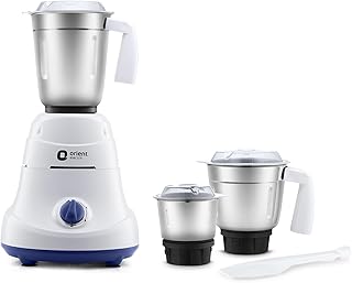 Orient Electric 750W mixer grinder | Super power 750 MGSP75WB3 3 jar with 3 SS jars | Longer life balanced coil motor | ABS body | Uniform grinding | 5 years motor warranty