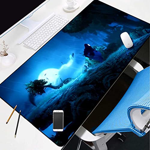 Tapis de Souris Gamer XXL Anti-Glissant pour Résoudre le Manque d'Espace