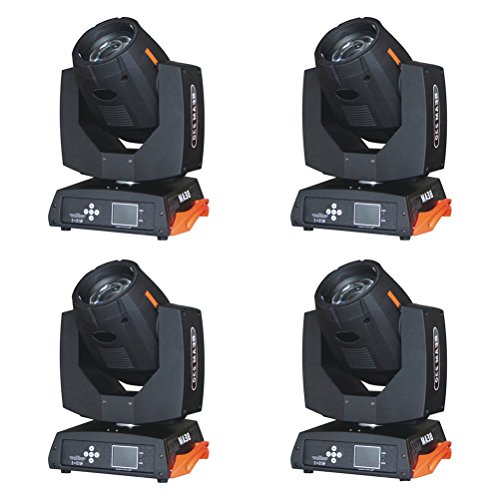 4 pieza Beam de Moving Head sharpy 5R Inyección 200 W Etapa iluminación para bodas Navidad Cumpleaños DJ Discoteca KTV Bar de eventos de fiesta Indicadores