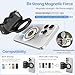 Magnetic Phone Camera Grip, Smartphone Shooting Holder Selfie Handle Snap with Wireless Shutter Button Remote for iPhone 16 15 14 13 12 Pro Max Android Cellphone Vlog Video Photography (Black)