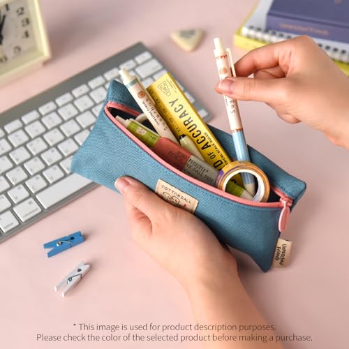 Image of Monolike Unmatched friends Pen Case, Green - Pencil Pouch, Portable Pencil Bag, Pencil Case, Office Pouch case