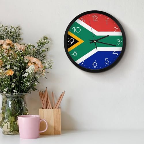 Horloge décorative Afrique du Sud moderne et ronde pour bureau