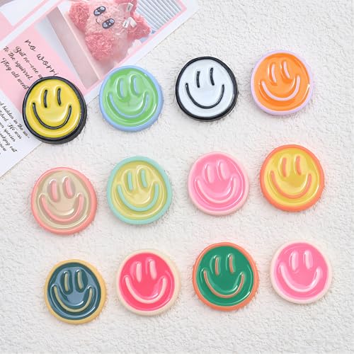 Imanes decorativos de resina DIFIT sonrisa 12 piezas miniatura 4